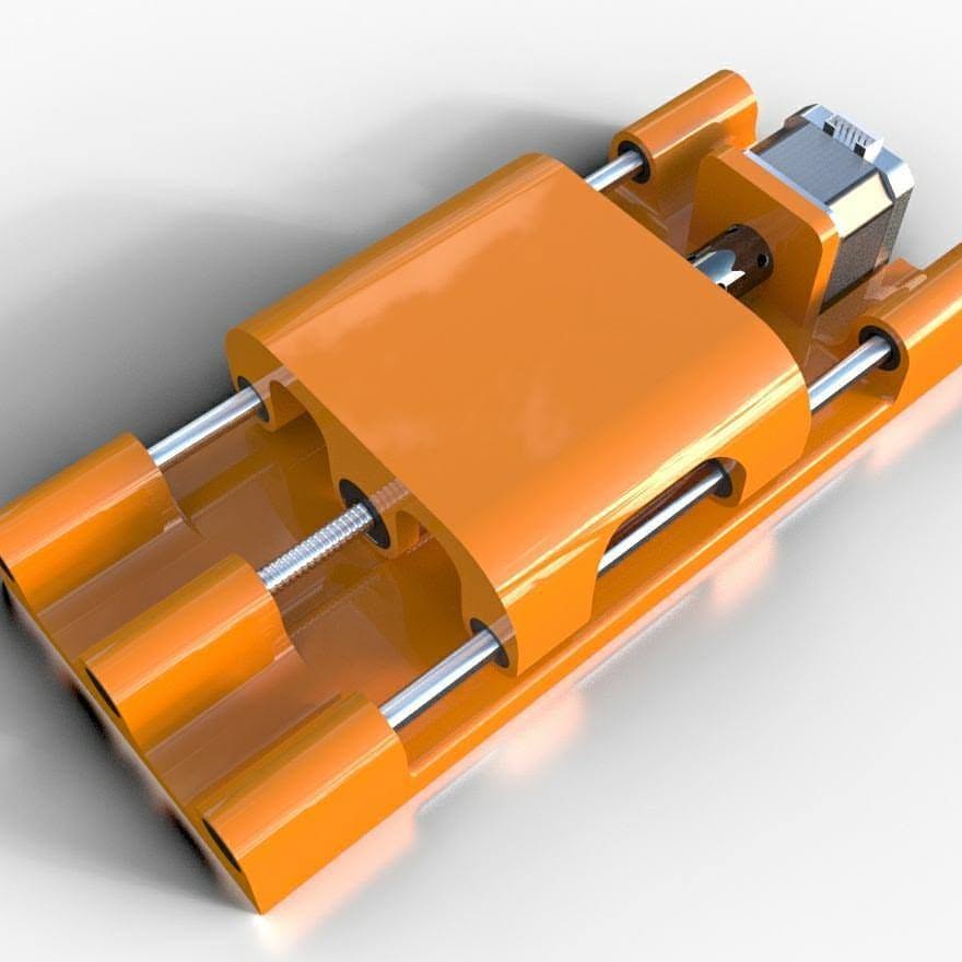 The macro rail model from the other side