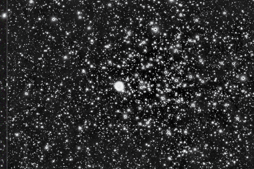 Synchronized side-by-side comparison of an astrophoto and survey images